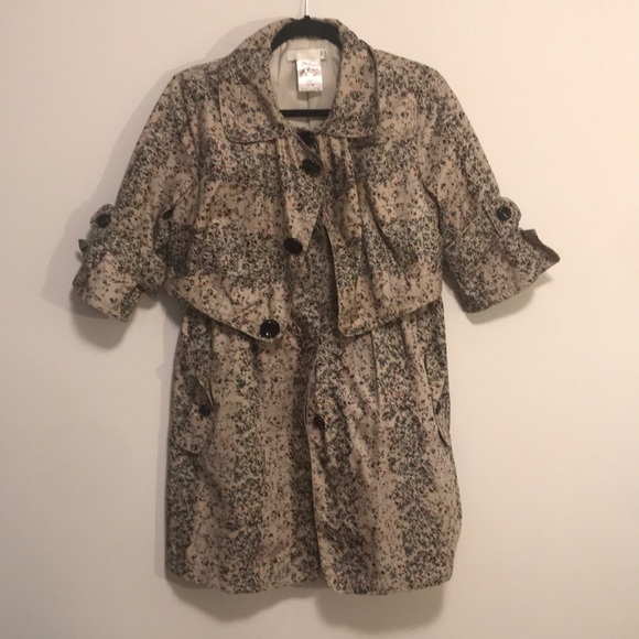 Chloe trench silk raincoat sz 36